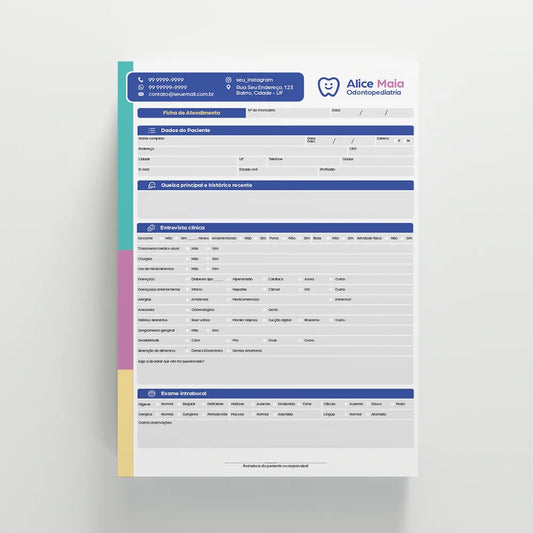 Ficha Clínica Completa | Modelo 002