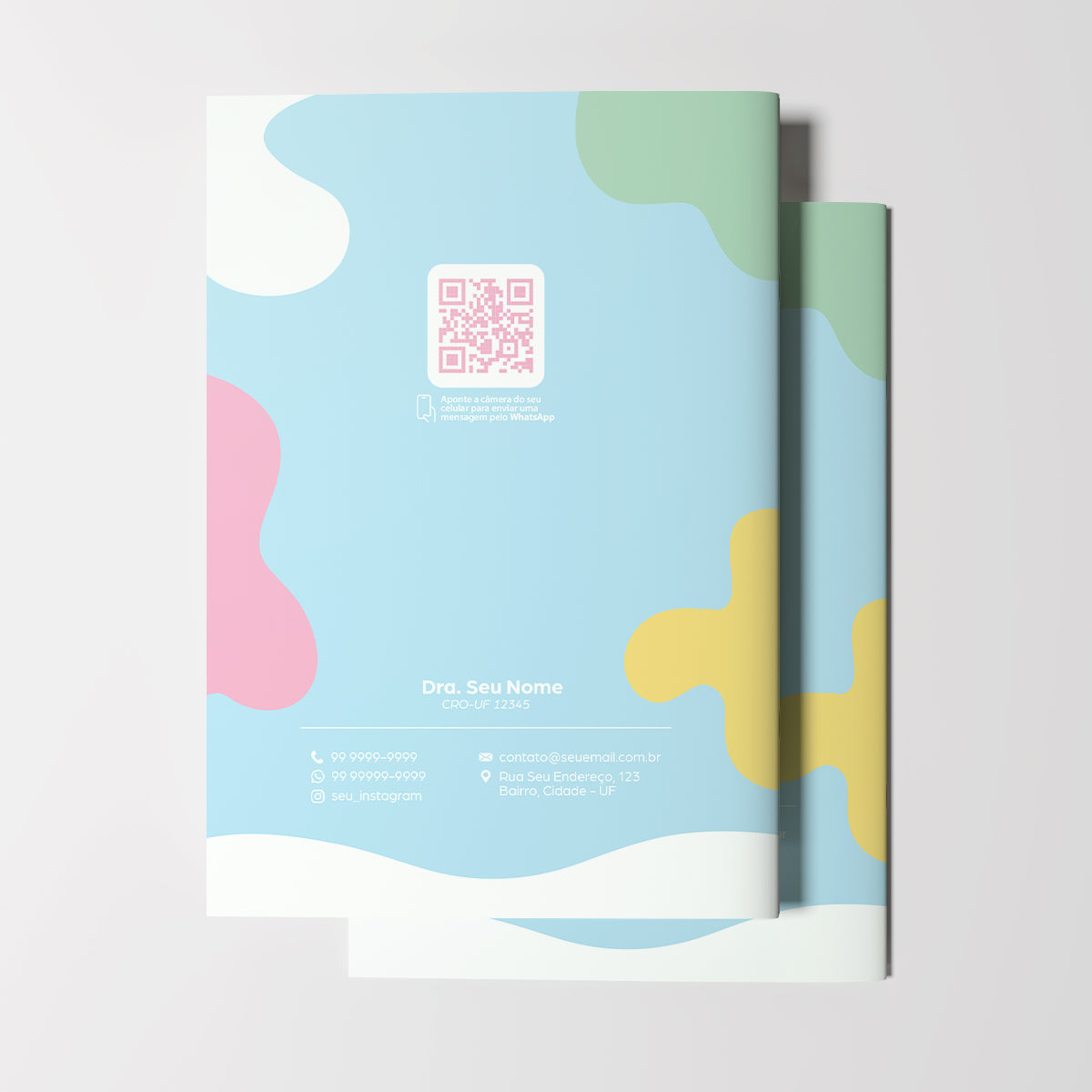 Carteira de Acompanhamento Odontológico Econômica 8 Páginas | Modelo 001