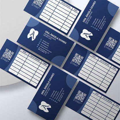 Cartão de Retorno Retangular | Modelo 003