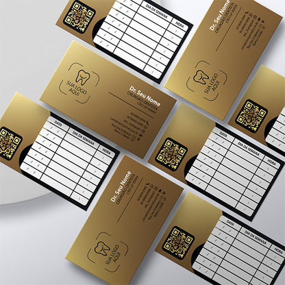 Cartão de Retorno Retangular | Modelo 004