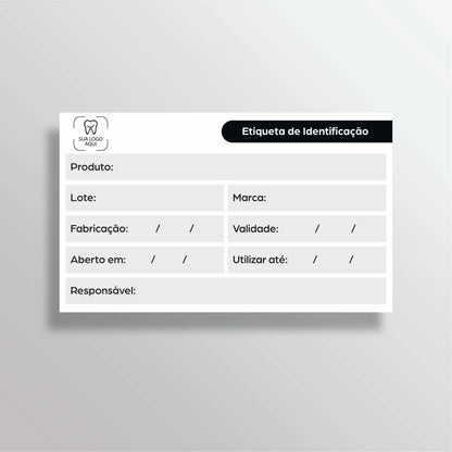 Etiqueta de Identificação BOPP | Modelo 004