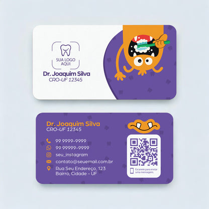 Cartão de Visita com Cantos Arredondados | Modelo 005