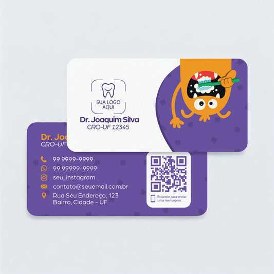 Cartão de Visita com Cantos Arredondados | Modelo 005