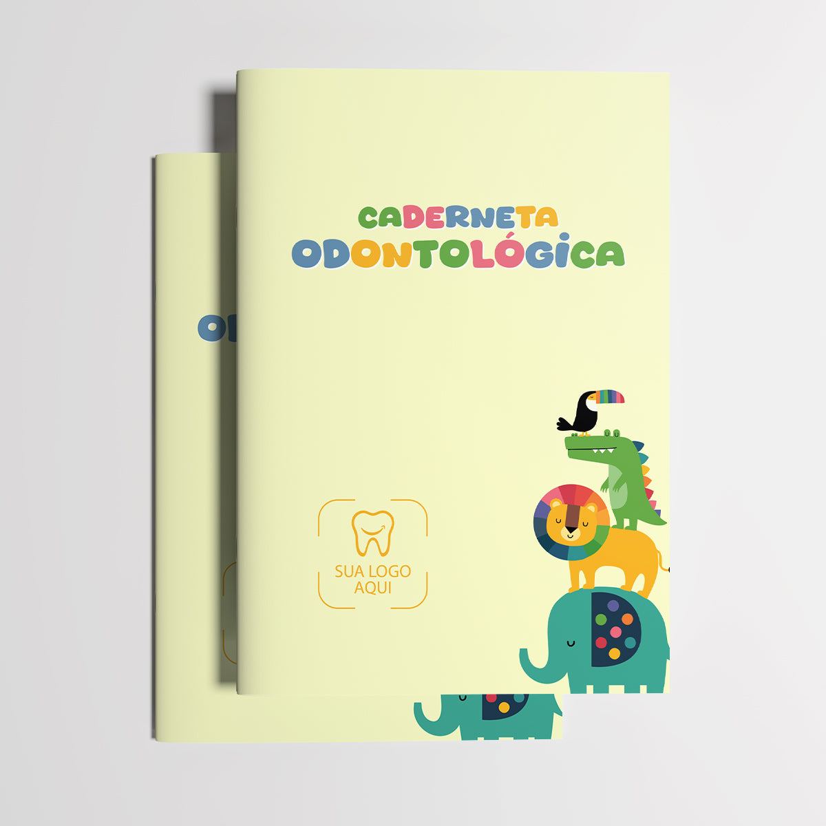 Carteira de Acompanhamento Odontológico 8 Páginas | Modelo 007