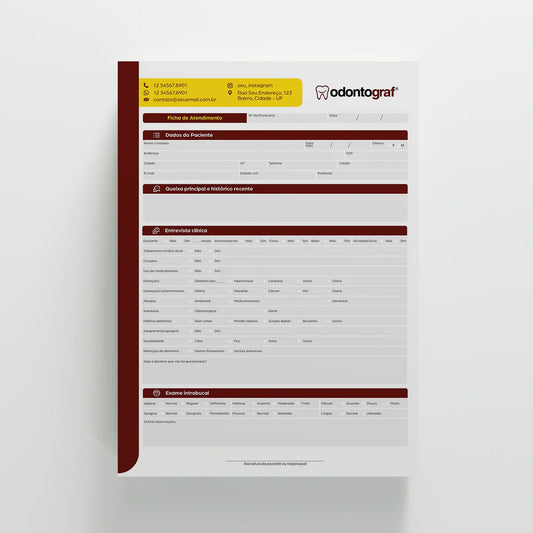 Ficha Clínica Completa | Modelo 001
