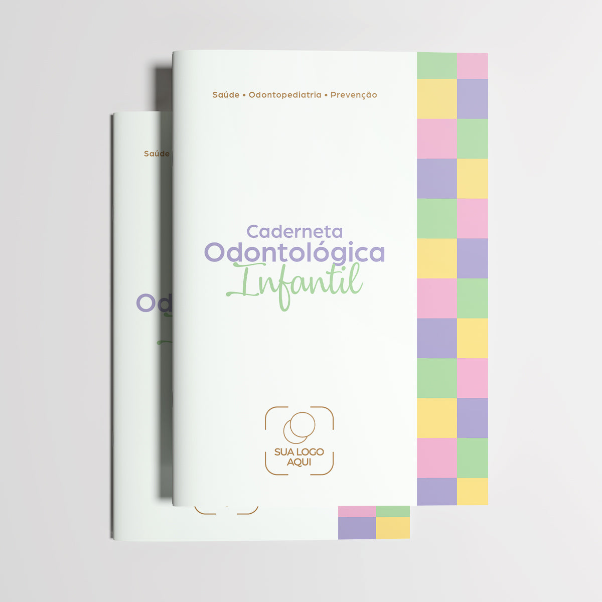Carteira de Acompanhamento Odontológico Profissional 12 Páginas | Modelo 009
