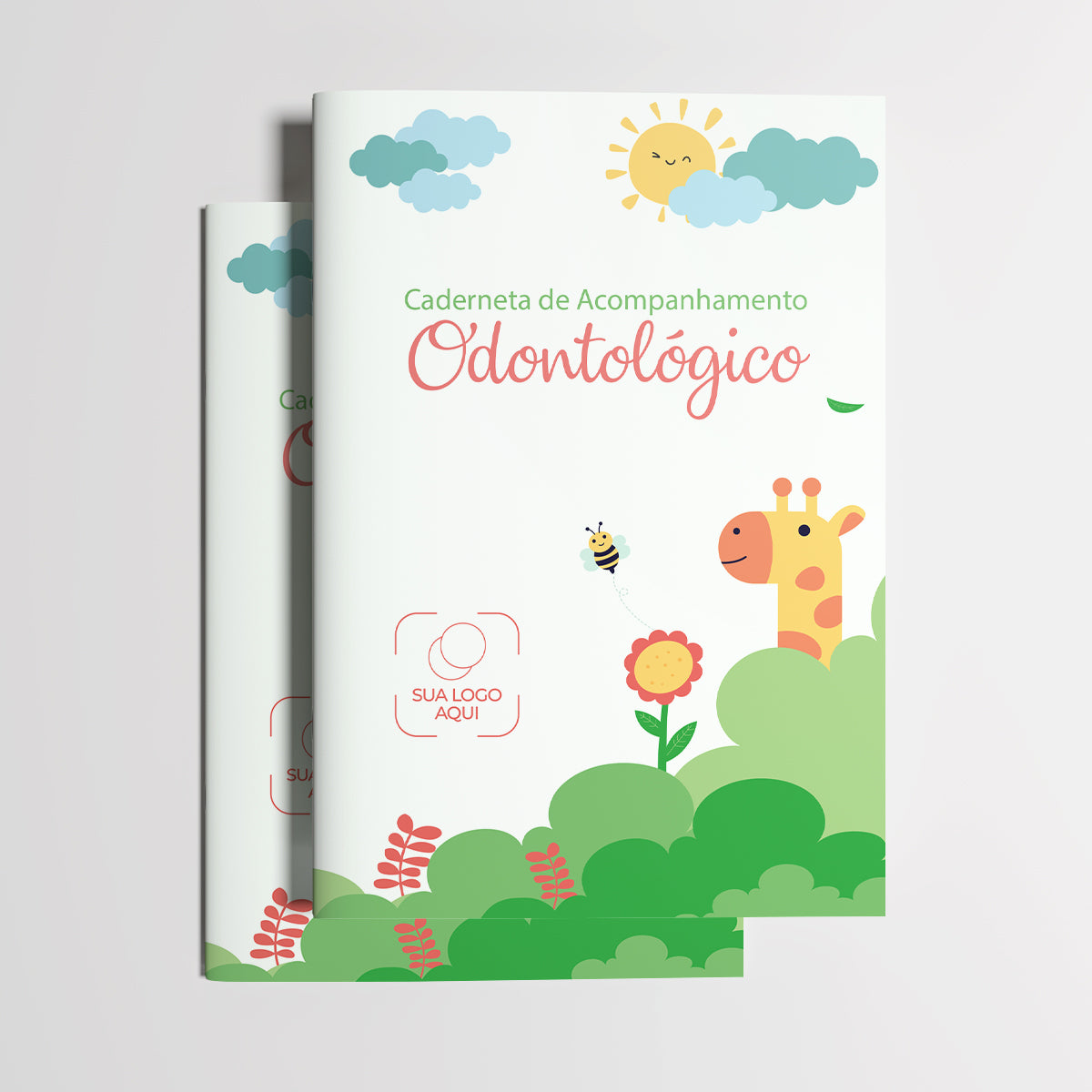 Carteira de Acompanhamento Odontológico Econômica 8 Páginas | Modelo 007