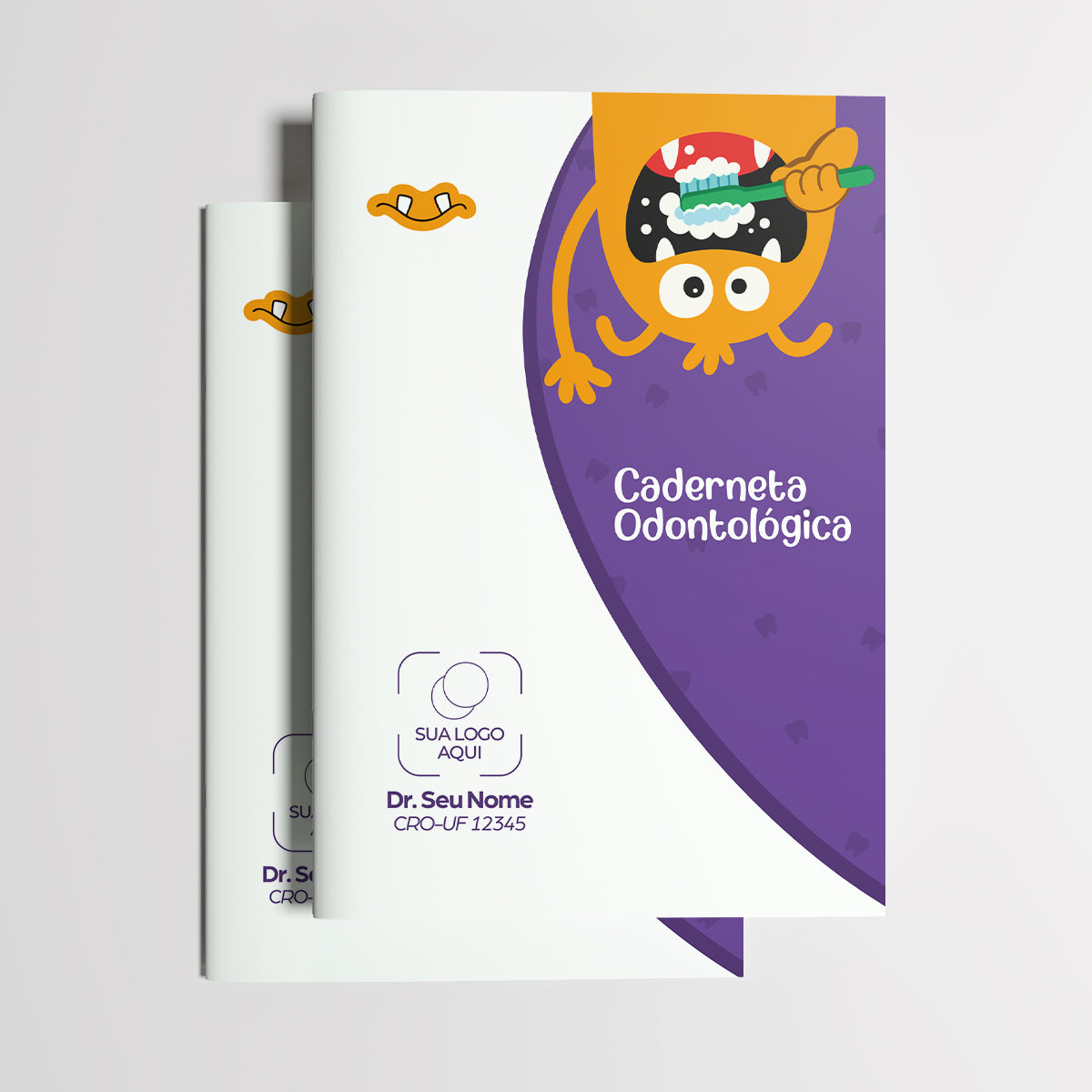 Carteira de Acompanhamento Odontológico Econômica 8 Páginas | Modelo 003