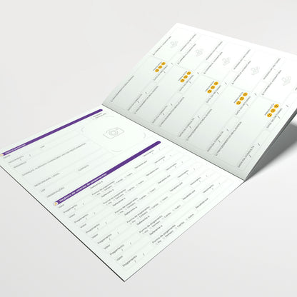 Carteira de Acompanhamento Odontológico Econômica 8 Páginas | Modelo 003