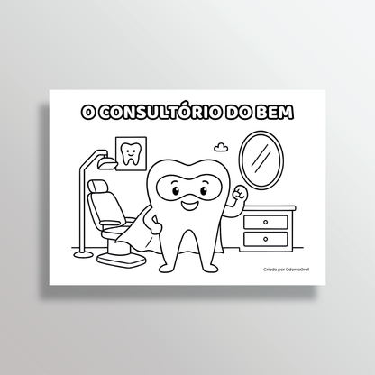 Kit Certificado de Coragem + Desenhos para Colorir (PDF)