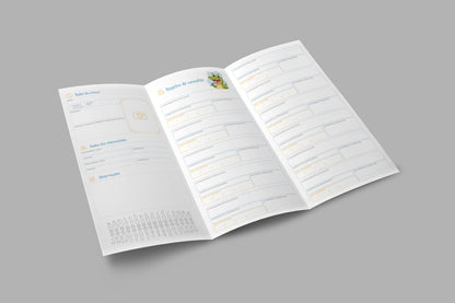 Folder de Acompanhamento Odontológico Editável (Canva) | Modelo 002
