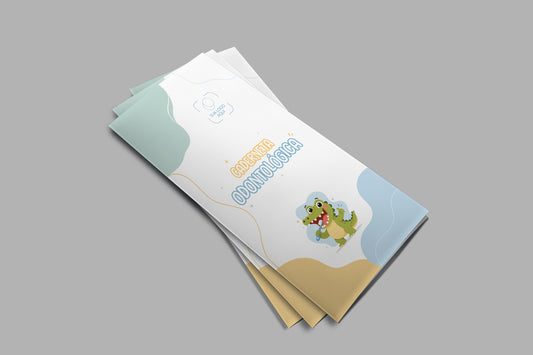 Folder de Acompanhamento Odontológico Editável (Canva) | Modelo 002