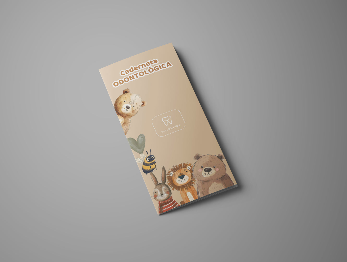 Folder de Acompanhamento Odontológico Editável (Canva) | Modelo 001