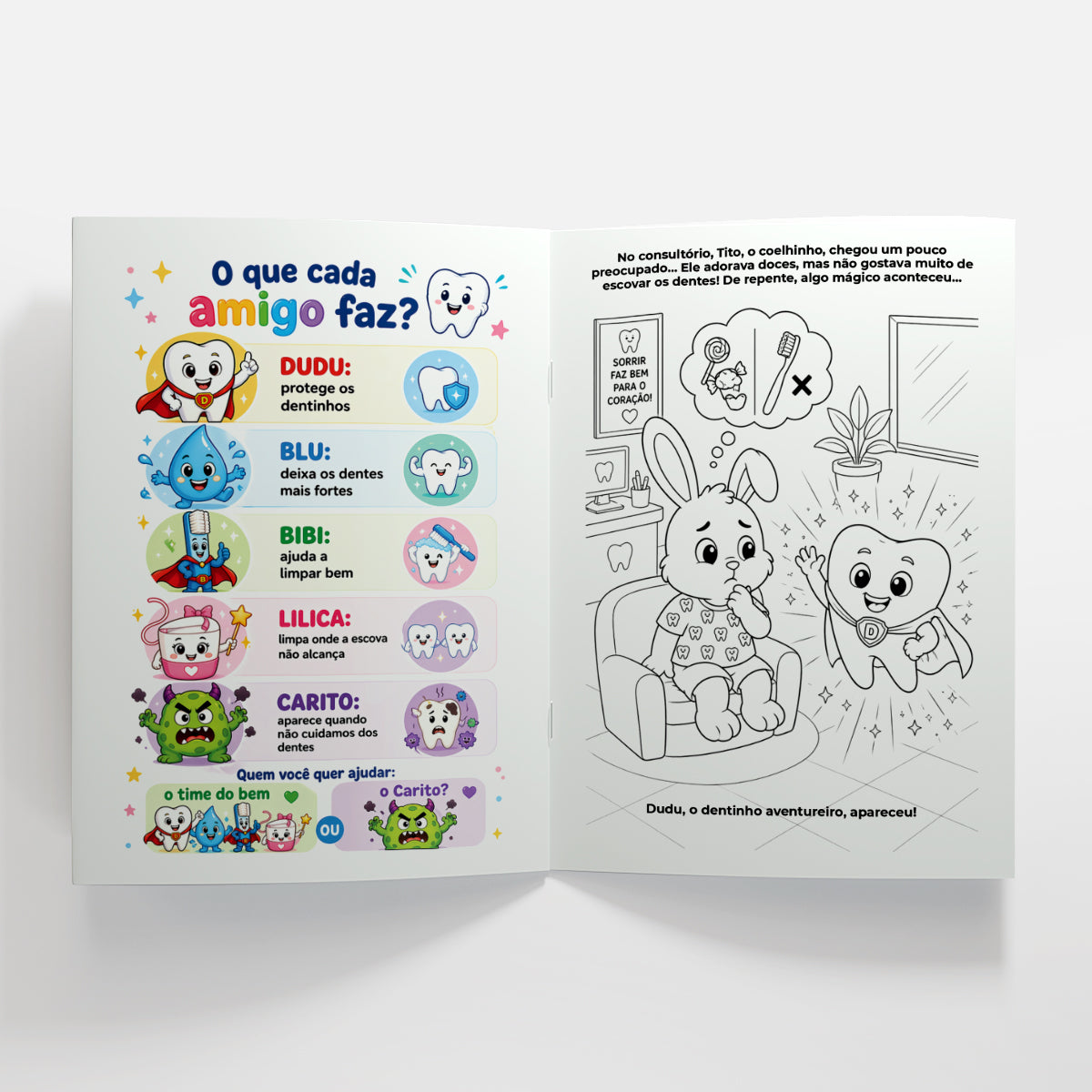 Kit Personalizado Livrinho de Colorir 16 Páginas + 12 Mini Lápis de Cor